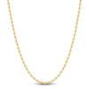 Thumbnail Image 1 of Glitter Rope Chain Necklace 2mm Semi-Solid 10K Yellow Gold 18"