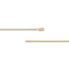 Thumbnail Image 2 of Glitter Rope Chain Necklace 2mm Semi-Solid 10K Yellow Gold 18"