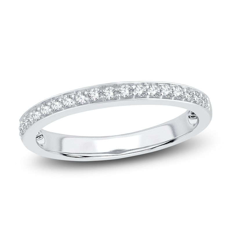 Main Image 1 of Diamond Wedding Band 1/5 ct tw Round 14K White Gold