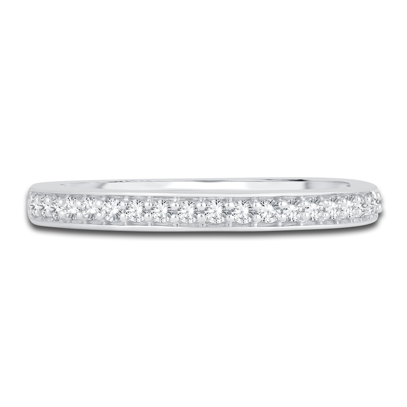 Main Image 3 of Diamond Wedding Band 1/5 ct tw Round 14K White Gold