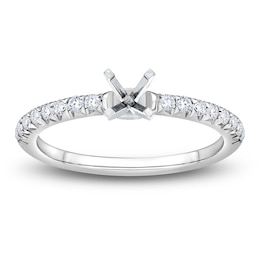 Certified Diamond Engagement Ring Setting 1/4 ct tw 14K White Gold