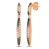 Thumbnail Image 2 of Le Vian Chocolate Ombré Diamond Drop Earrings 7/8 ct tw 14K Strawberry Gold