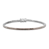 Thumbnail Image 1 of Le Vian Chocolate Ombré Diamond Tennis Bracelet 1-3/4 ct tw 14K Vanilla Gold 7"