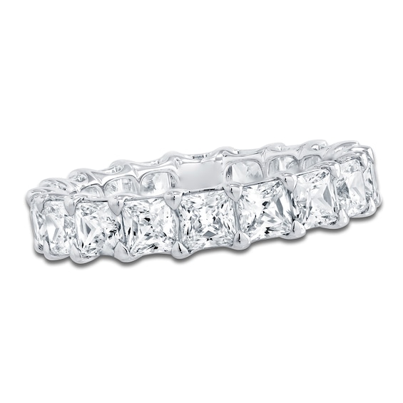 Chosen Certified Princess-Cut Diamond Eternity Band 4-7/8 to 6-1/3 ct tw Platinum