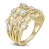 Thumbnail Image 4 of Jared Signature Lab-Grown Diamond Multi-Row Scatter Ring 1 ct tw 14K Yellow Gold