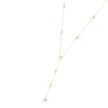 Thumbnail Image 2 of Jared Signature Mini Bezel Collection Diamond "Y" Station Necklace 1/3 ct tw 10K Yellow Gold 18"