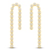 Thumbnail Image 3 of Jared Signature Mini Bezel Collection Diamond Drop Earrings 1-1/4 ct tw 10K Yellow Gold