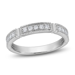 Chosen Certified Diamond Stackable Anniversary Ring 1/5 ct tw 14K White Gold