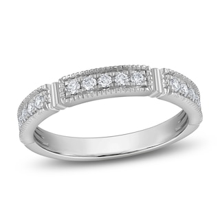 Chosen Certified Diamond Stackable Anniversary Ring 1/5 ct tw 14K White Gold