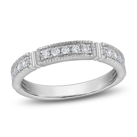 Chosen Certified Diamond Stackable Anniversary Ring 1/5 ct tw 14K White Gold