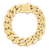 Thumbnail Image 1 of Hollow Curb Chain Bracelet 10K Yellow Gold 9" 15.5mm