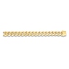 Thumbnail Image 2 of Hollow Curb Chain Bracelet 10K Yellow Gold 9" 15.5mm