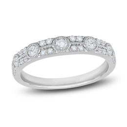 Diamond Anniversary Band 1/2 ct tw Round 14K White Gold