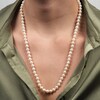 Thumbnail Image 2 of Akoya Cultured Pearl Strand Necklace 14K White Gold 20"