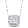 Thumbnail Image 0 of Shy Creation Diamond Pendant Necklace 3/8 ct tw 14K White Gold SC22009198