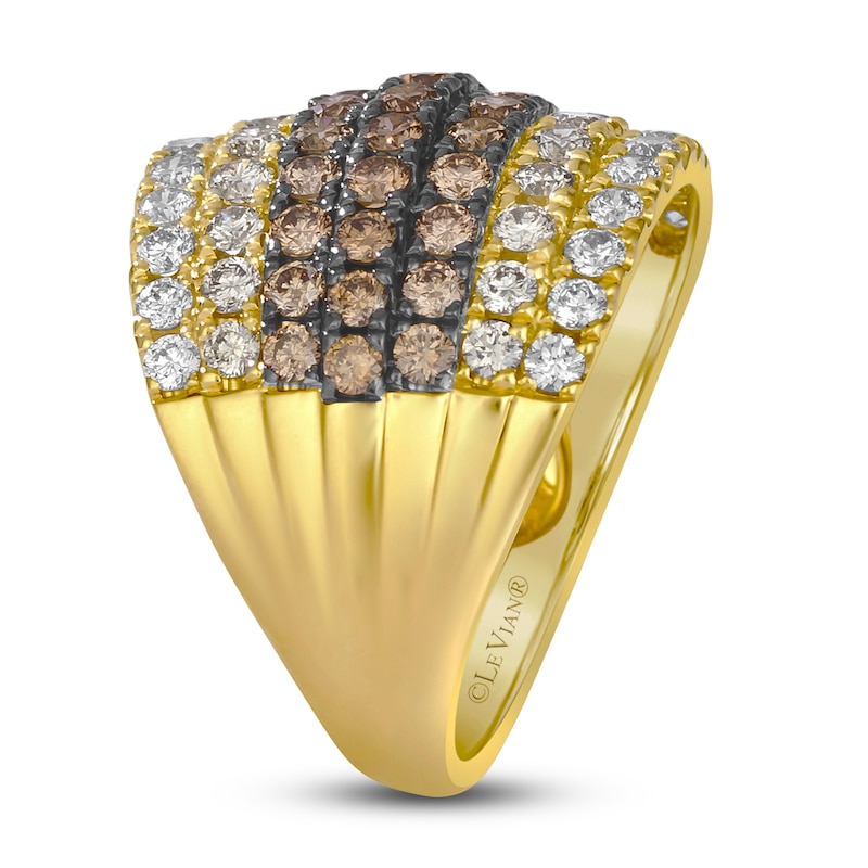 Main Image 3 of Le Vian Diamond Ring 2-1/5 ct tw 14K Honey Gold