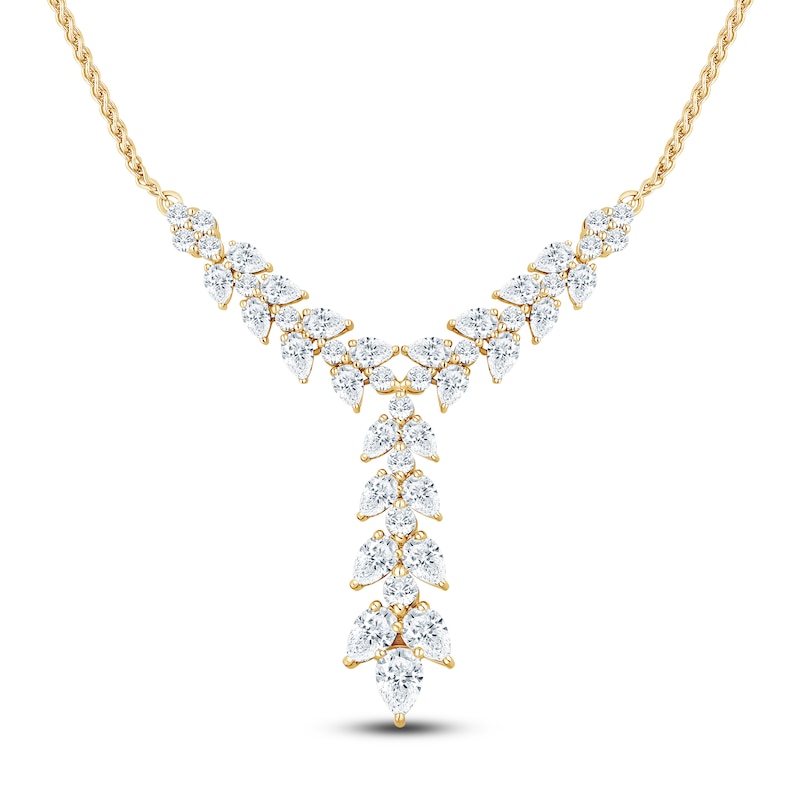 Main Image 1 of Pnina Tornai Pear-Shaped & Round Diamond Necklace 2 ct tw 14K Yellow Gold