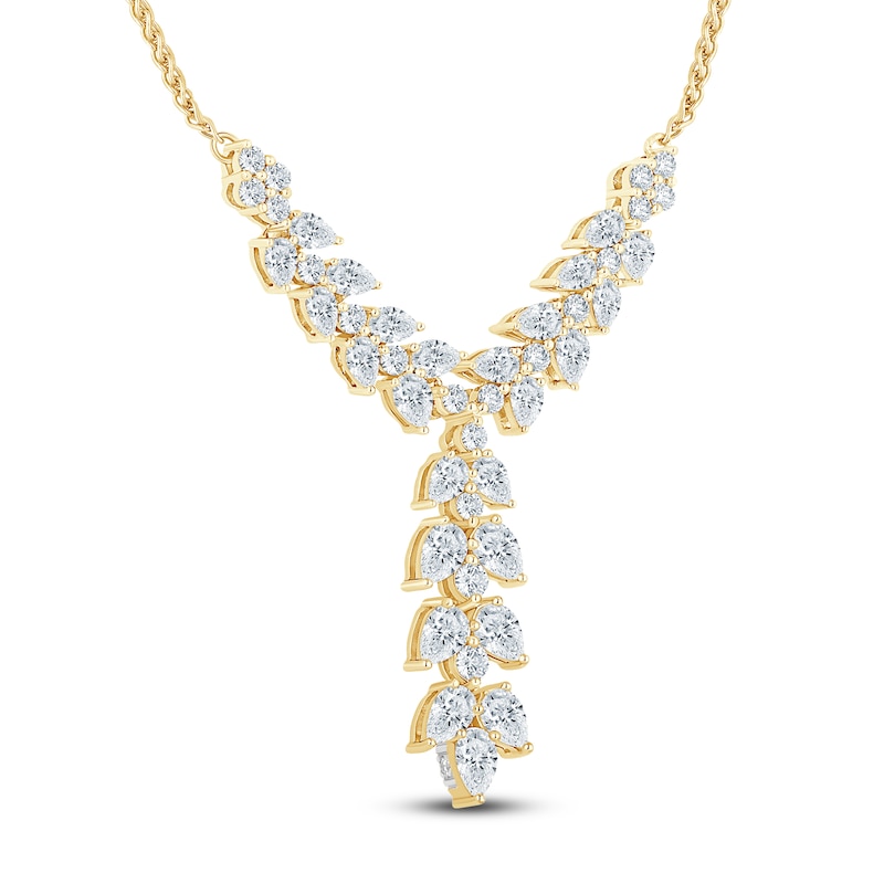 Main Image 2 of Pnina Tornai Pear-Shaped & Round Diamond Necklace 2 ct tw 14K Yellow Gold