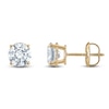 Thumbnail Image 1 of Round-Cut Diamond Solitaire Stud Earrings 2 ct tw 14K Yellow Gold (I/I2)