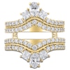Thumbnail Image 3 of Certified Oval, Princess & Round-Cut Diamond Enhancer Ring 2 ct tw 14K Yellow Gold
