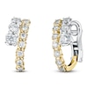 Thumbnail Image 1 of Matinee by A Link Diamond Hoop Earrings 1-1/8 ct tw 18K Two-Tone Gold