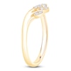 Thumbnail Image 2 of Diamond Graduated Contour Leaf Ring 1/6 ct tw 14K Yellow Gold