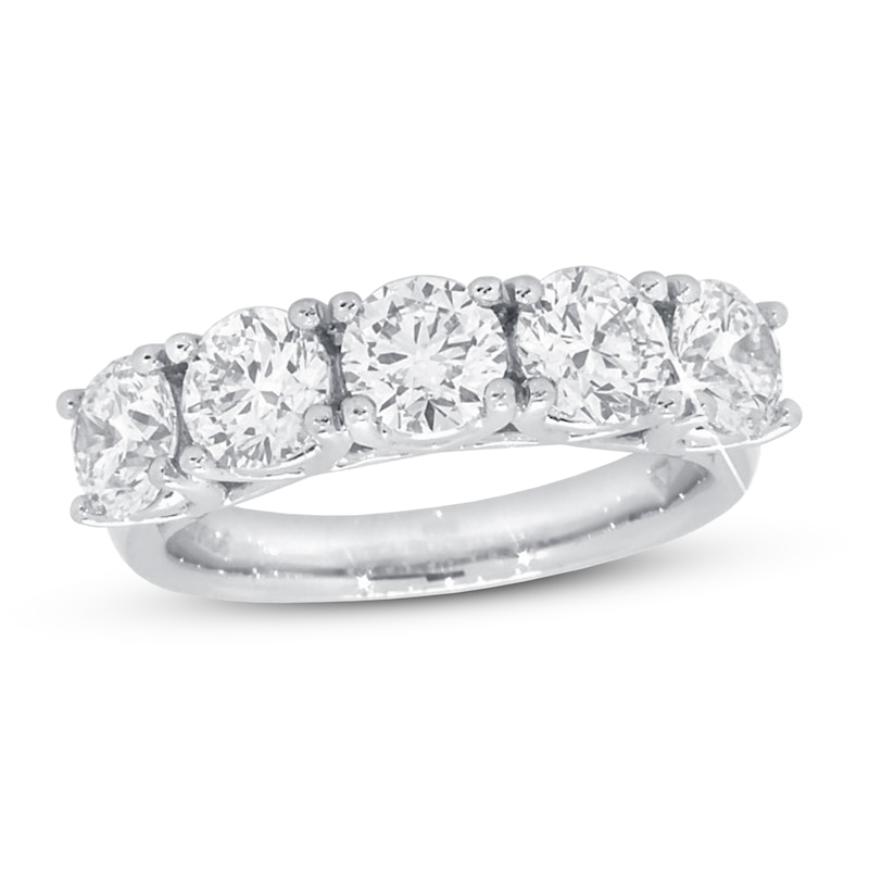 Main Image 1 of Diamond Anniversary Ring 2-5/8 ct tw Round Platinum
