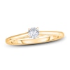 Thumbnail Image 1 of Diamond Solitaire Engagement Ring 1/4 ct tw Round 14K Yellow Gold (I2/I)