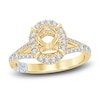 Pnina Tornai Lab-Created Diamond Engagement Ring Setting 5/8 ct tw Round 14K Yellow Gold