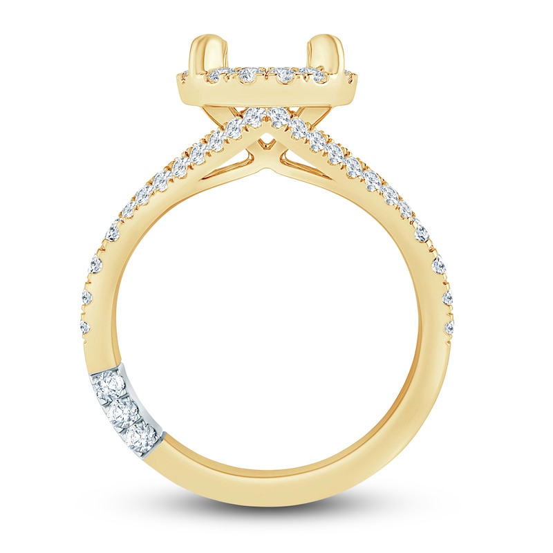 Main Image 2 of Pnina Tornai Lab-Grown Diamond Engagement Ring Setting 5/8 ct tw Round 14K Yellow Gold