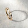 Thumbnail Image 4 of Juliette Maison Natural Amethyst Baguette Bar Ring 10K White Gold