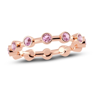 Juliette Maison Natural Pink Tourmaline Ring 10K Rose Gold