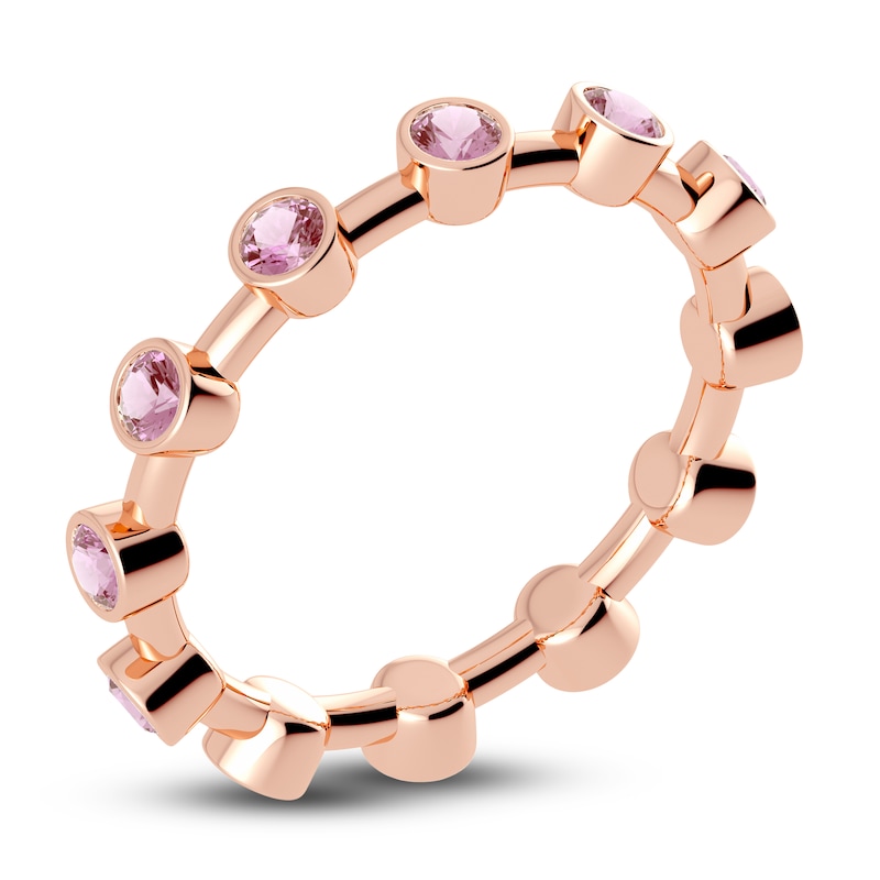 Main Image 2 of Juliette Maison Natural Pink Tourmaline Ring 10K Rose Gold