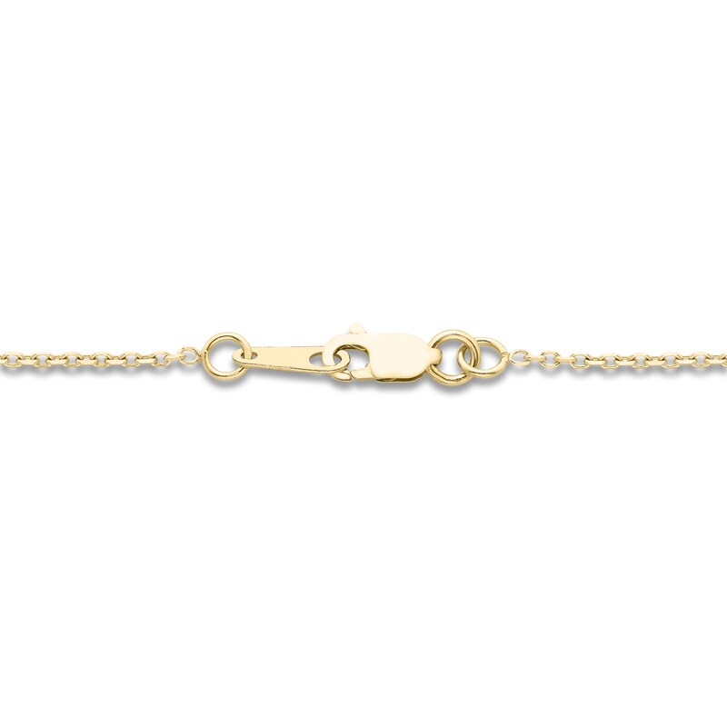 Main Image 3 of Certified Diamond Pendant Necklace 1/4 ct tw 18K Yellow Gold