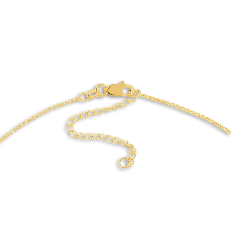 Main Image 3 of Locked Circles Necklace 14K Yellow Gold 18"