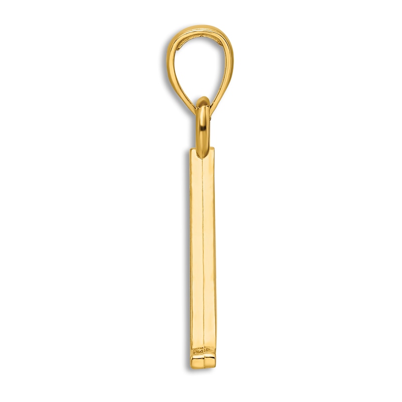 Main Image 2 of Initial A Necklace 14K Yellow Gold 18"