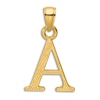 Thumbnail Image 3 of Initial A Necklace 14K Yellow Gold 18"
