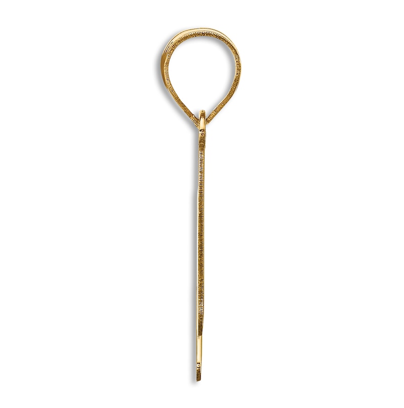 Main Image 2 of Initial H Necklace 14K Yellow Gold 18"