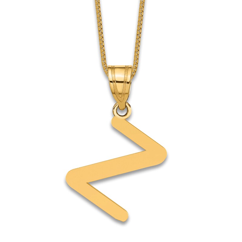 Initial Z Necklace 14K Yellow Gold 18" Jared