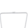 Thumbnail Image 3 of Graduated Diamond Tennis Necklace 3 ct tw Round 14K White Gold 18"