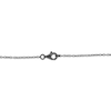 Thumbnail Image 5 of Black Diamond Pendant Necklace 2 ct tw Round 14K White Gold/Black Rhodium 18"