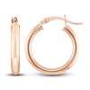 Thumbnail Image 2 of Polished Hoop Earrings 14K Rose Gold 20mm