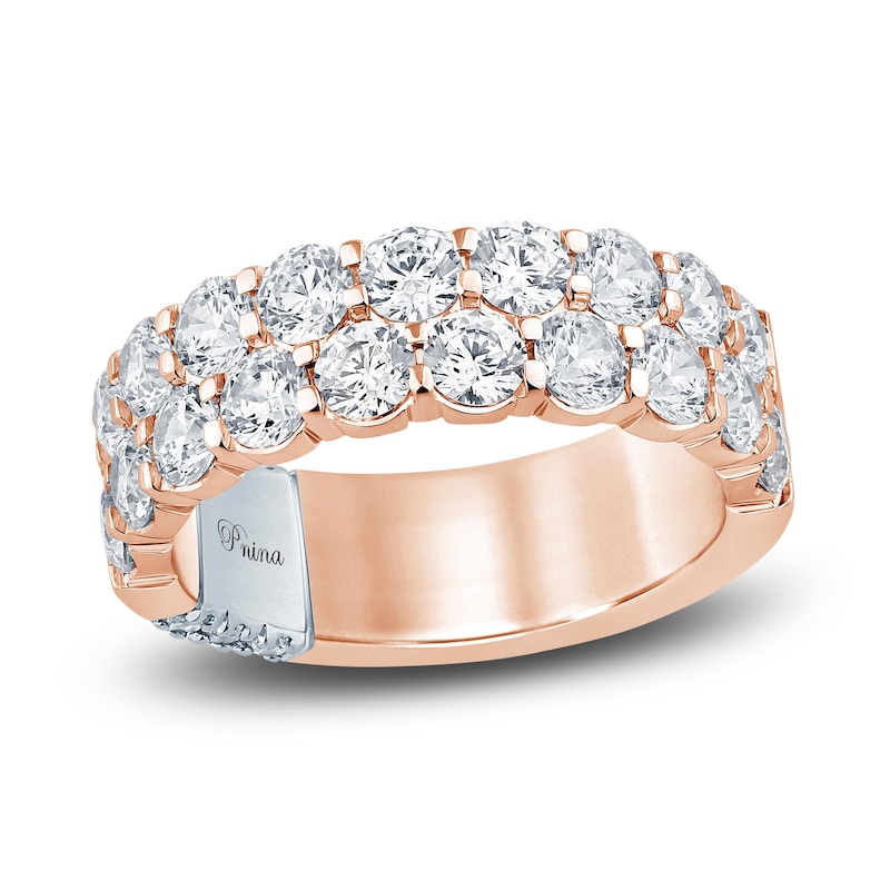 Main Image 1 of Pnina Tornai Lab-Grown Diamond Anniversary Band 3 ct tw Round 14K Rose Gold