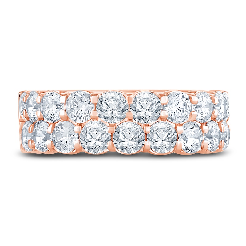 Main Image 3 of Pnina Tornai Lab-Grown Diamond Anniversary Band 3 ct tw Round 14K Rose Gold