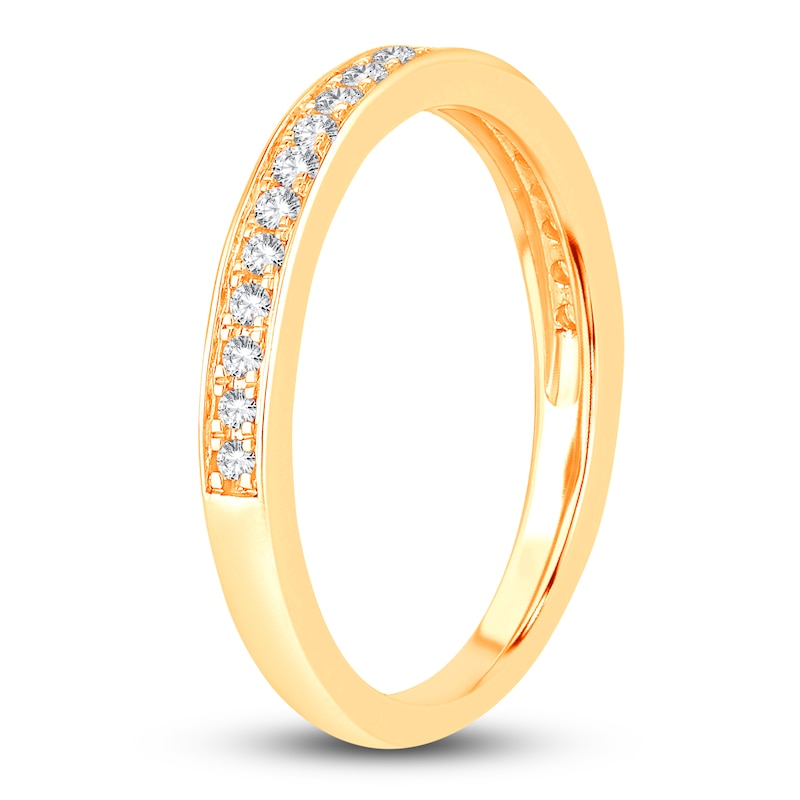 Main Image 2 of Diamond Wedding Band 1/5 ct tw Round 14K Yellow Gold