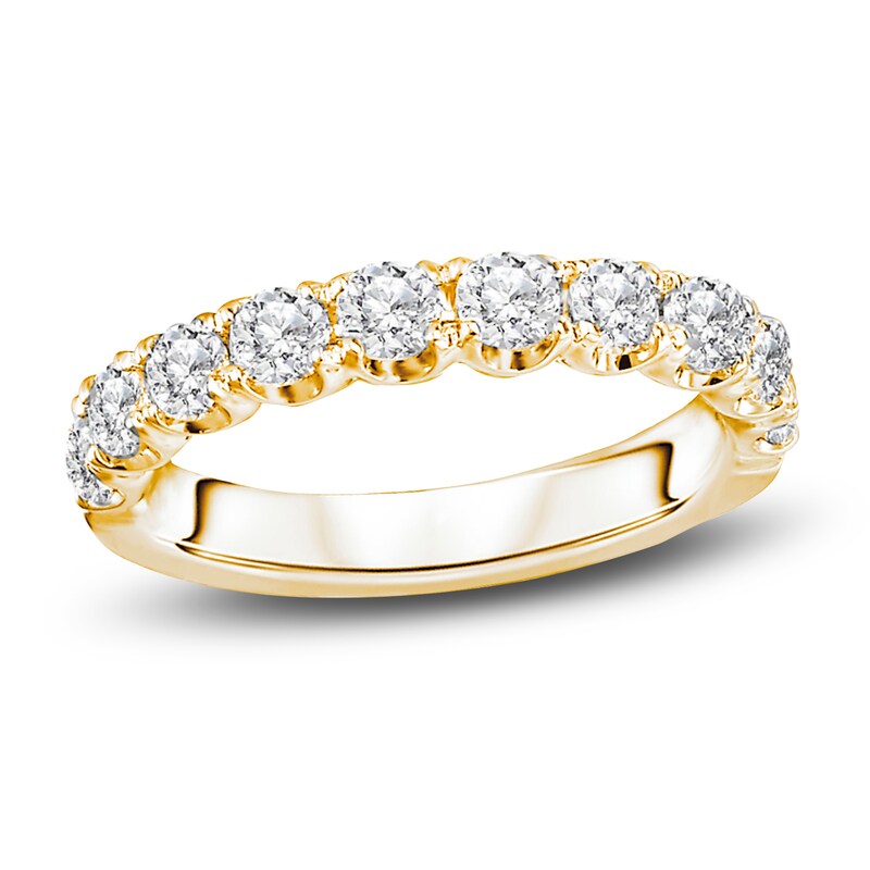 Diamond Anniversary Band 1 ct tw Round 14K Yellow Gold