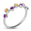 Thumbnail Image 2 of Juliette Maison Natural Citrine & Natural Amethyst Ring 10K White Gold