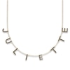 Thumbnail Image 1 of Juliette Maison Black Diamond Station Name Necklace 2-1/4 ct tw Round 10K Yellow Gold