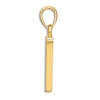 Thumbnail Image 2 of Initial V Necklace 14K Yellow Gold 18"