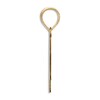 Thumbnail Image 2 of Initial N Necklace 14K Yellow Gold 18"